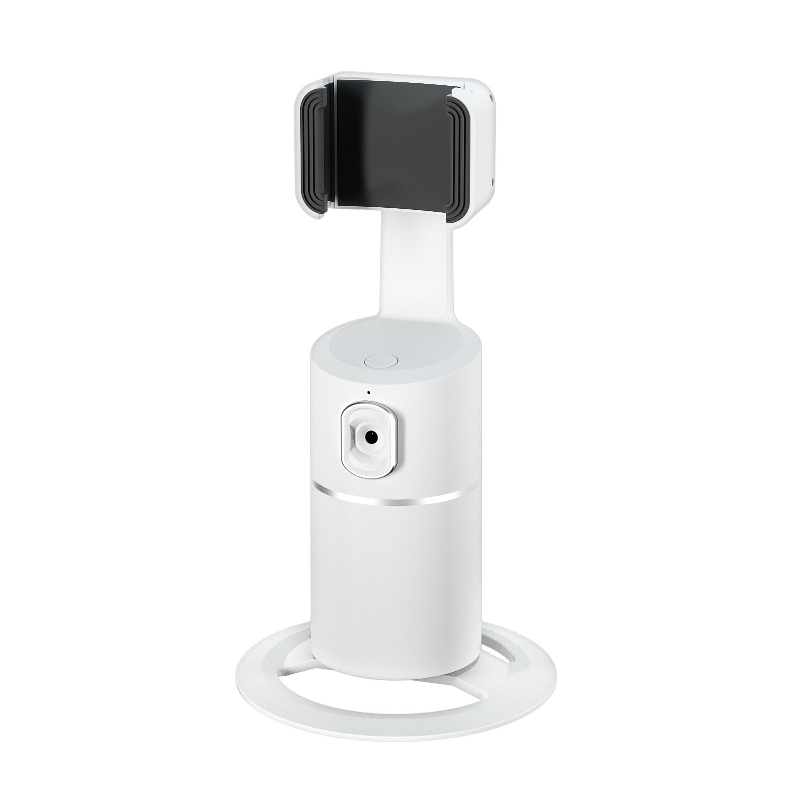 Smart phone holder using AI face tracking to automatically follow a person's face.