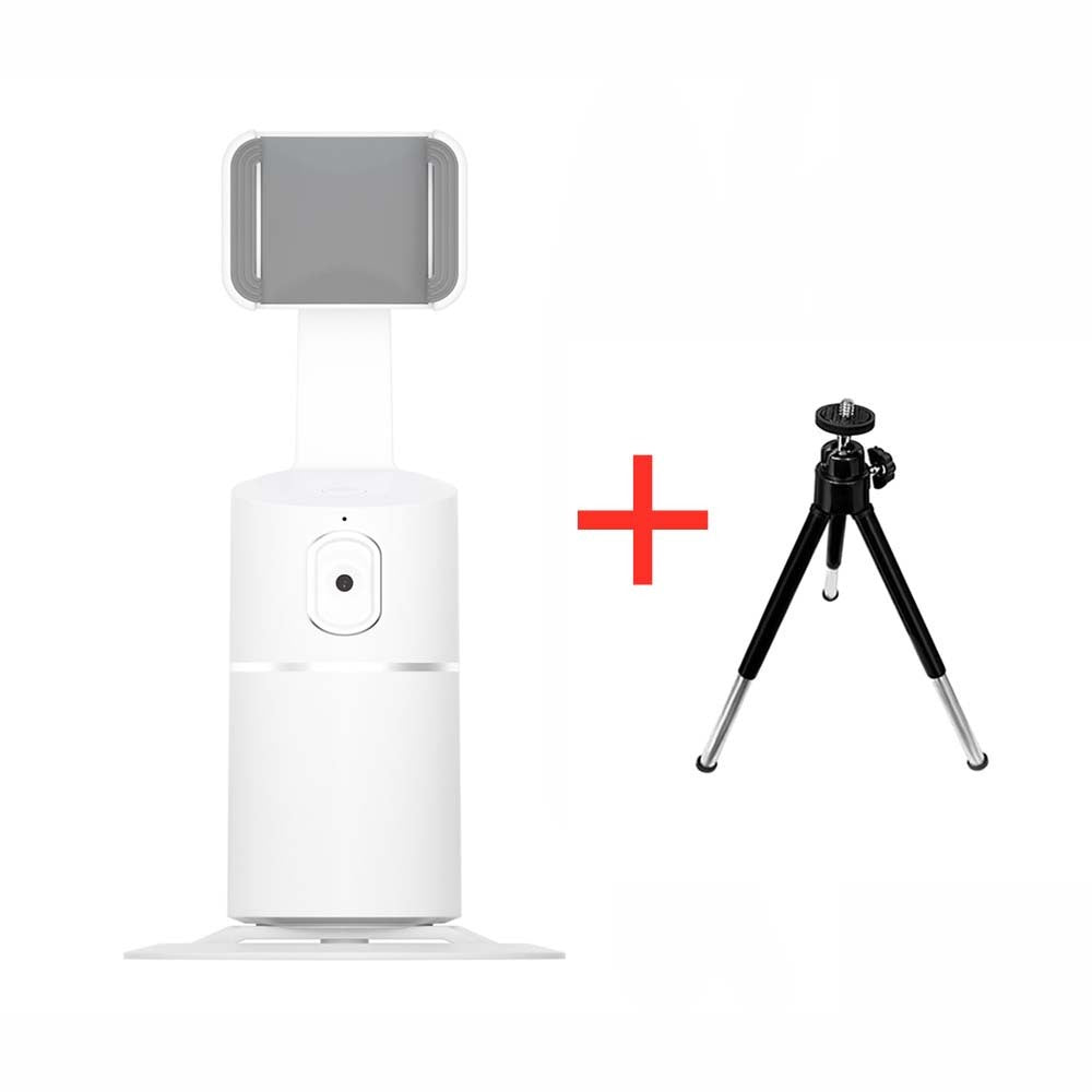 AI Face Tracking Phone Mount – 360° Smart Auto-Tracking Holder