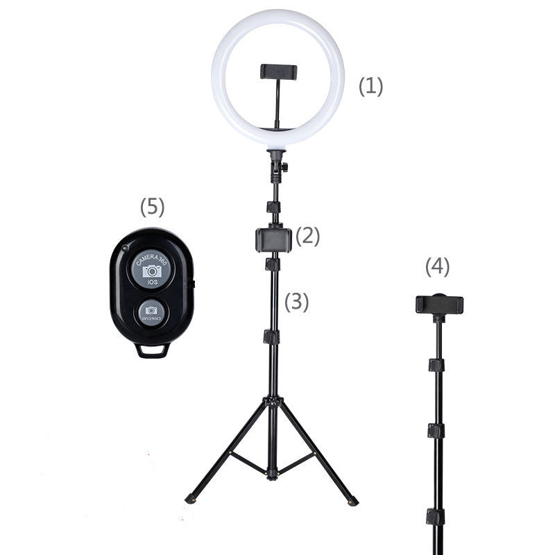 Rotatable Ring Light: Adjust the Ring Light to achieve the perfect angle for your shots.