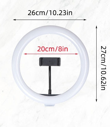 Lightweight Ring Light: At just 1.0KG, this Ring Light is portable and easy to use.