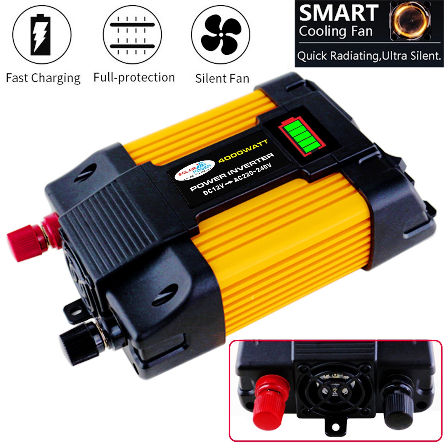 Car Inverter User-Friendly: Easy to install and operate, making it ideal for all types of travelers.