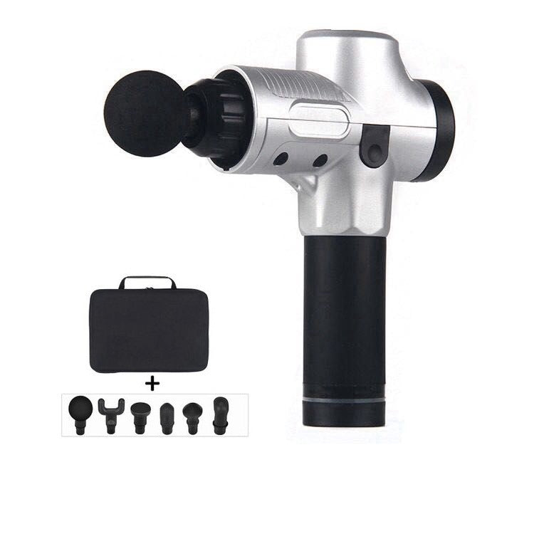Long battery life and quiet operation for effective muscle recovery with this electric massager.