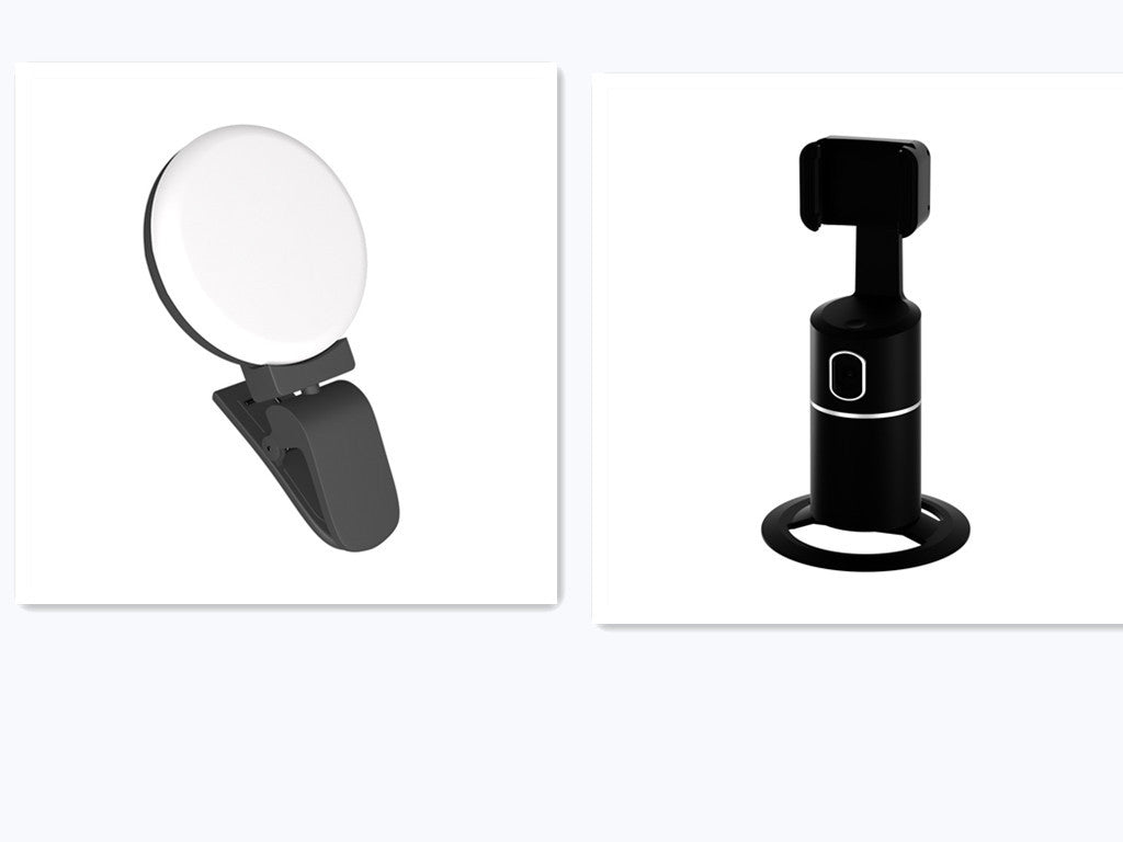 AI Face Tracking Phone Mount – 360° Smart Auto-Tracking Holder