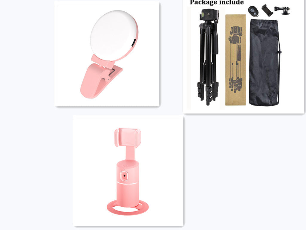 AI Face Tracking Phone Mount – 360° Smart Auto-Tracking Holder