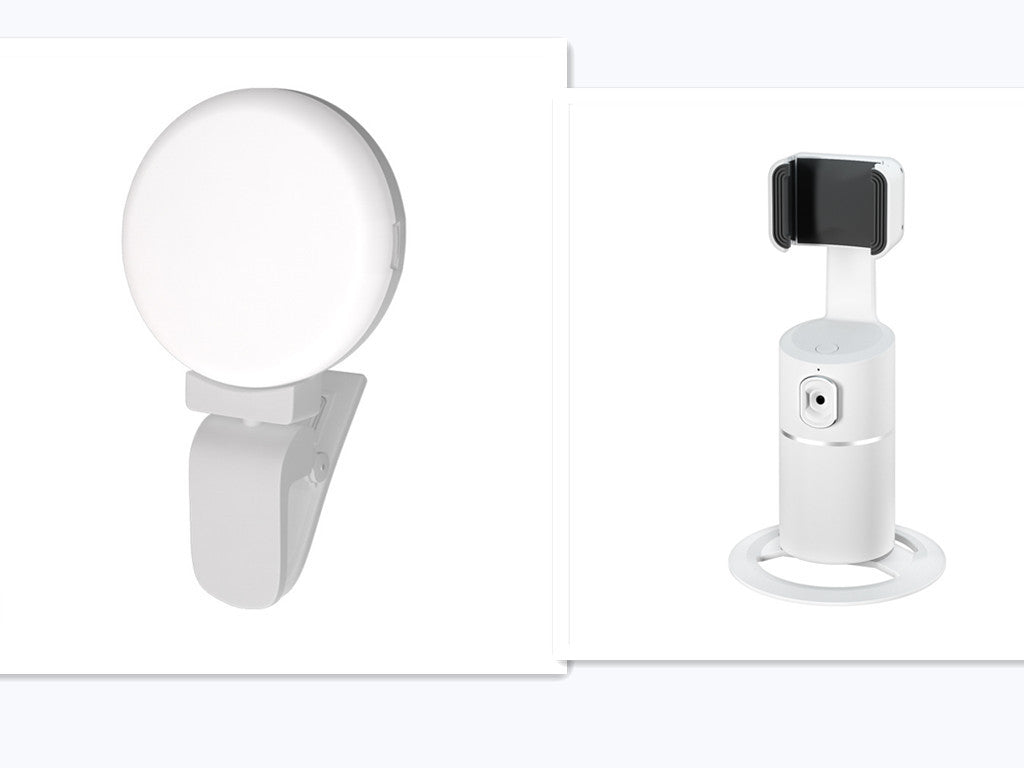 AI Face Tracking Phone Mount – 360° Smart Auto-Tracking Holder