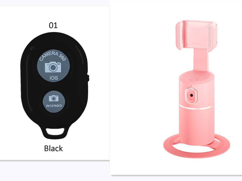 AI Face Tracking Phone Mount – 360° Smart Auto-Tracking Holder