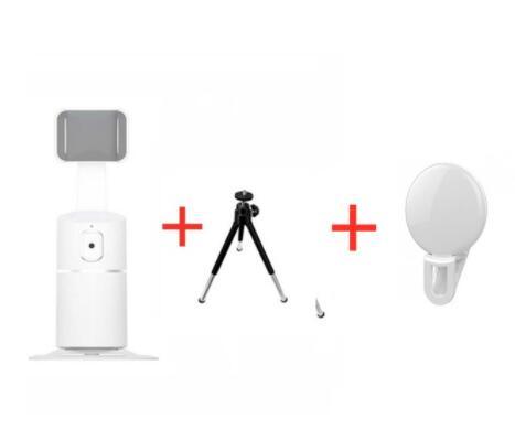 AI Face Tracking Phone Mount – 360° Smart Auto-Tracking Holder