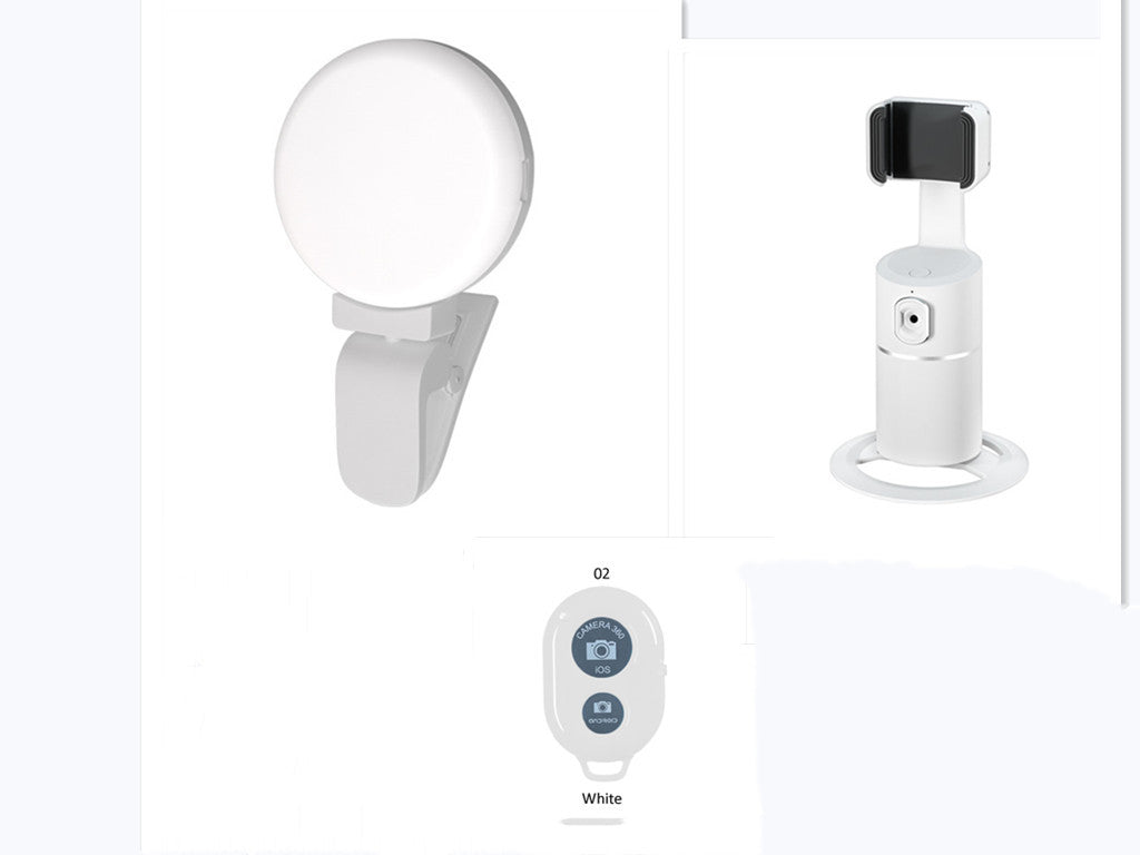 AI Face Tracking Phone Mount – 360° Smart Auto-Tracking Holder