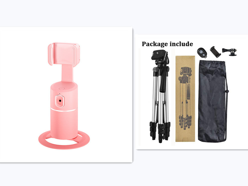AI Face Tracking Phone Mount – 360° Smart Auto-Tracking Holder