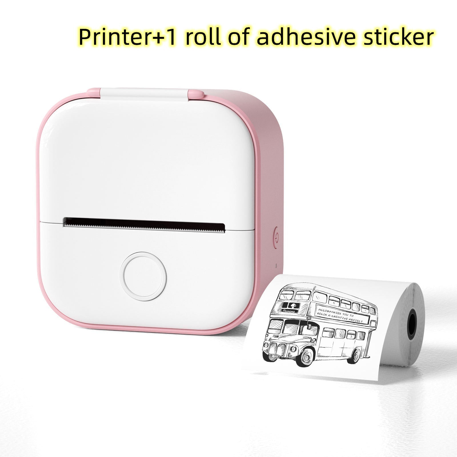 Mobile app interface supporting 10 languages for easy printing.