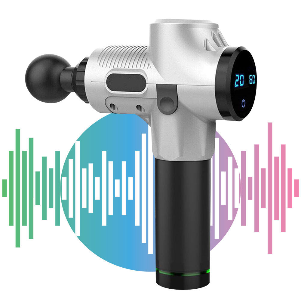 Versatile electric massager with 6 heads, ideal for deep tissue massage and ultimate relaxation.