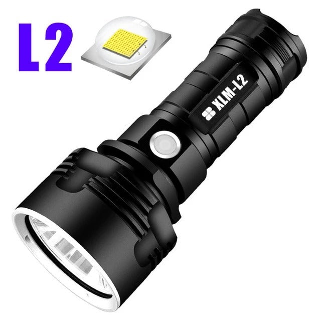 Compact rechargeable flashlight, always ready for outdoor exploration.