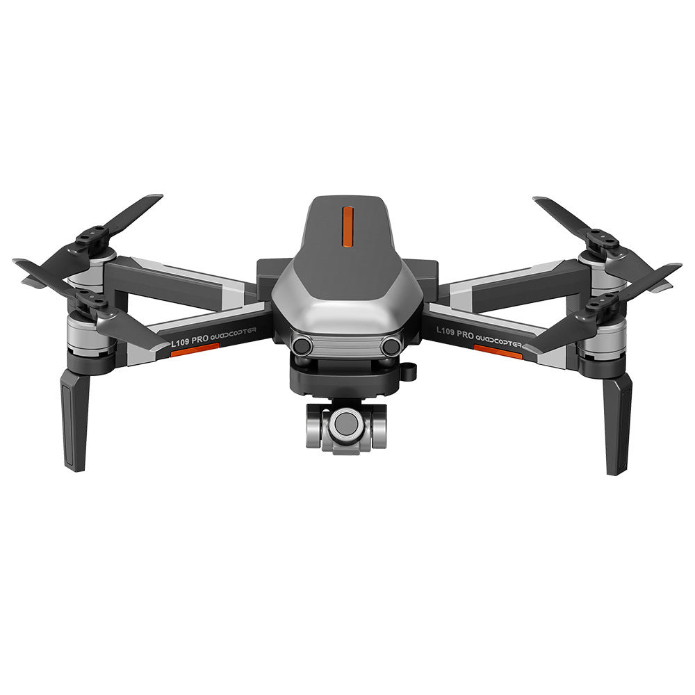 Mobile app controlling a 4K GPS drone, showing real-time flight data.