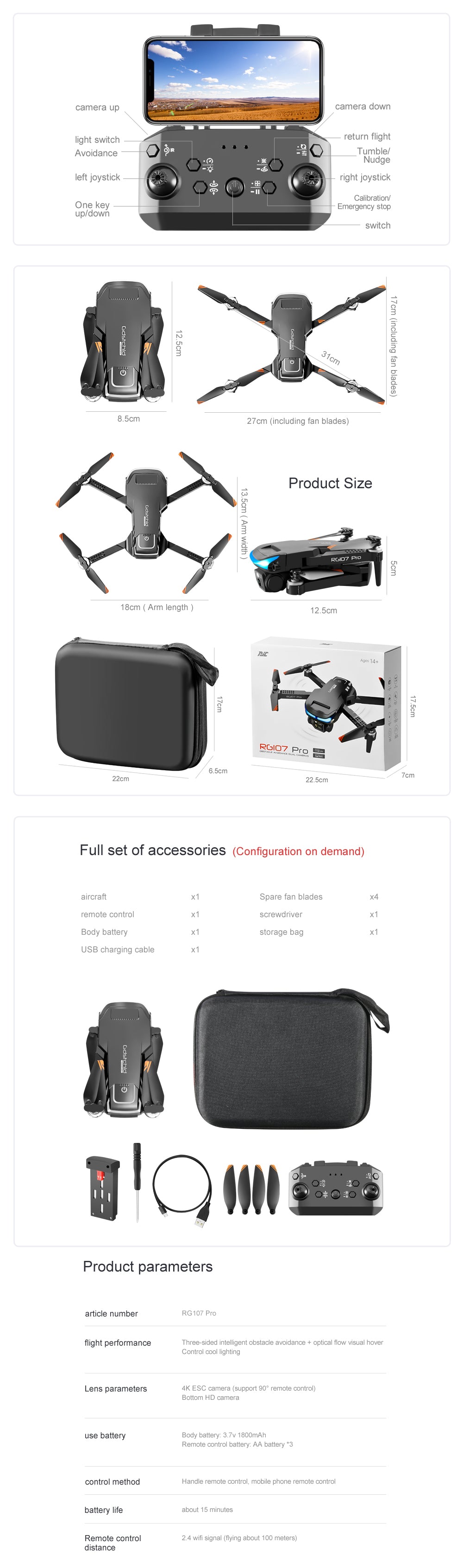 Mini Drone 4k