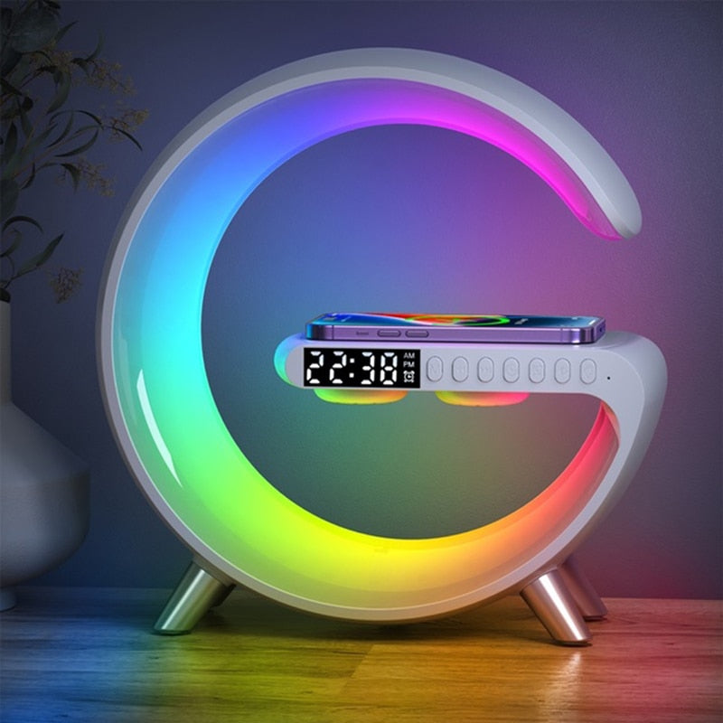 Fast, efficient, wireless charging with sleek design and RGB lighting.