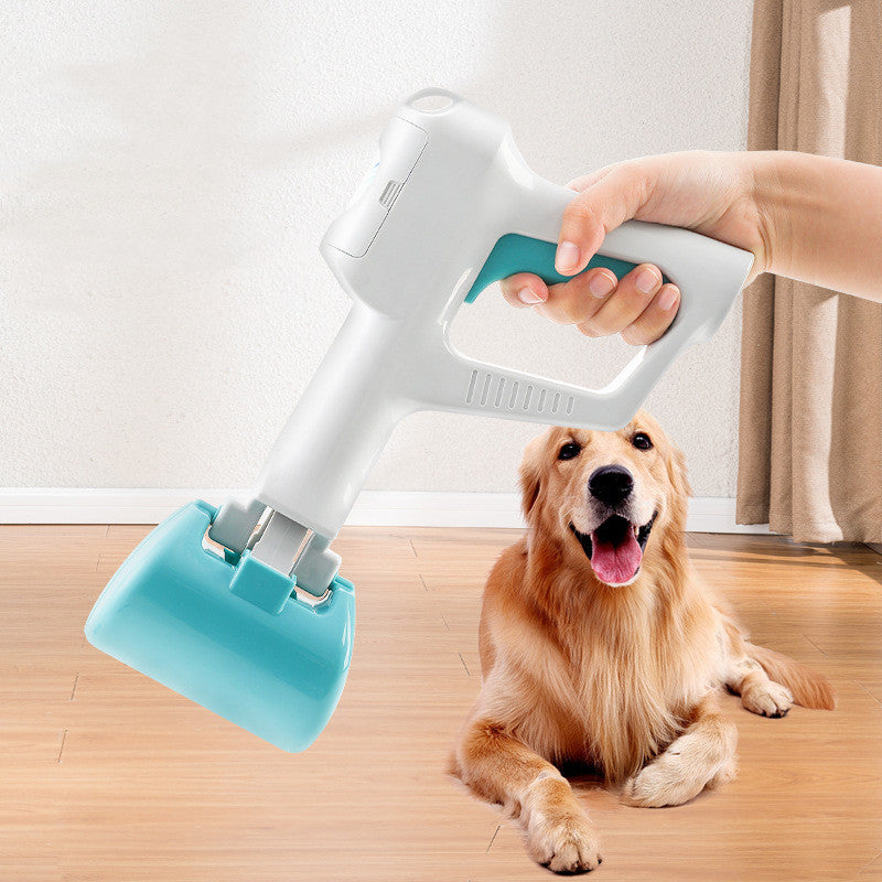 Toilet Collector in green, a compact and durable pet care tool with dimensions of 28x8x17 cm. Includes a collector and garbage bag for hassle-free cleanup.