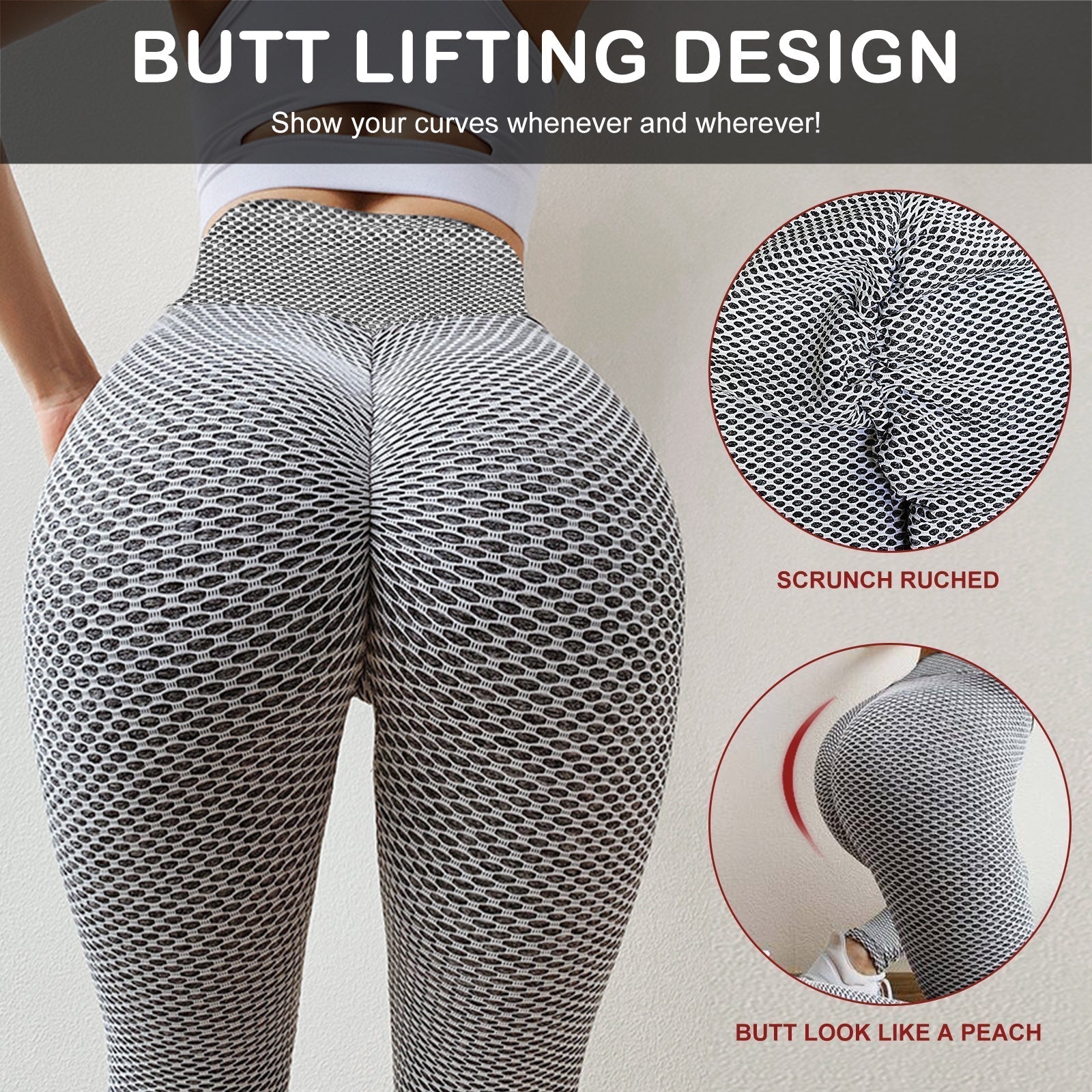 High-stretch, sweat-wicking leggings designed to enhance your figure and comfort.