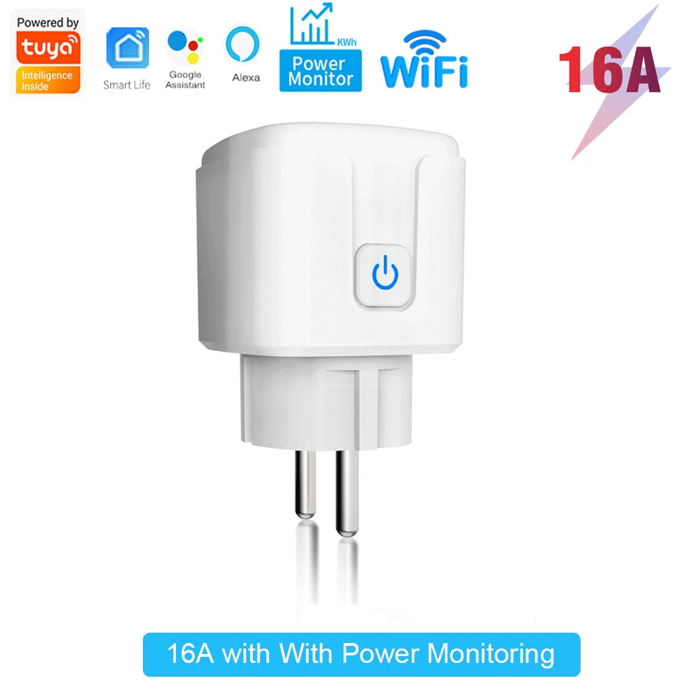 Tuya WiFi Smart Plug with Power Monitor