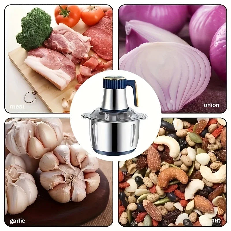 Pro Electric Food Processor & Meat Grinder