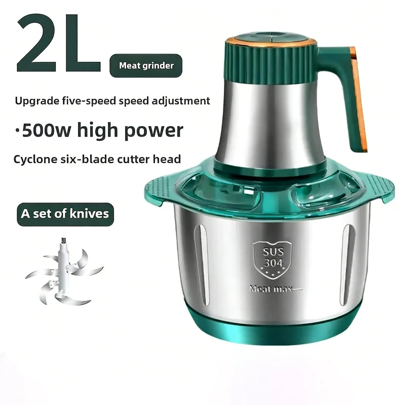 Pro Electric Food Processor & Meat Grinder