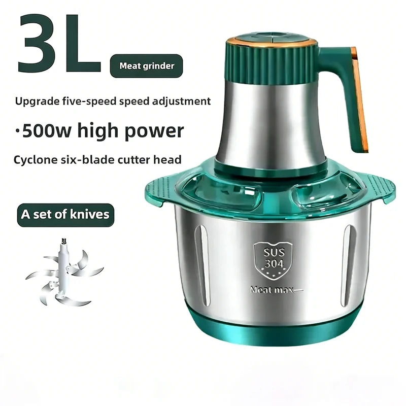 Pro Electric Food Processor & Meat Grinder