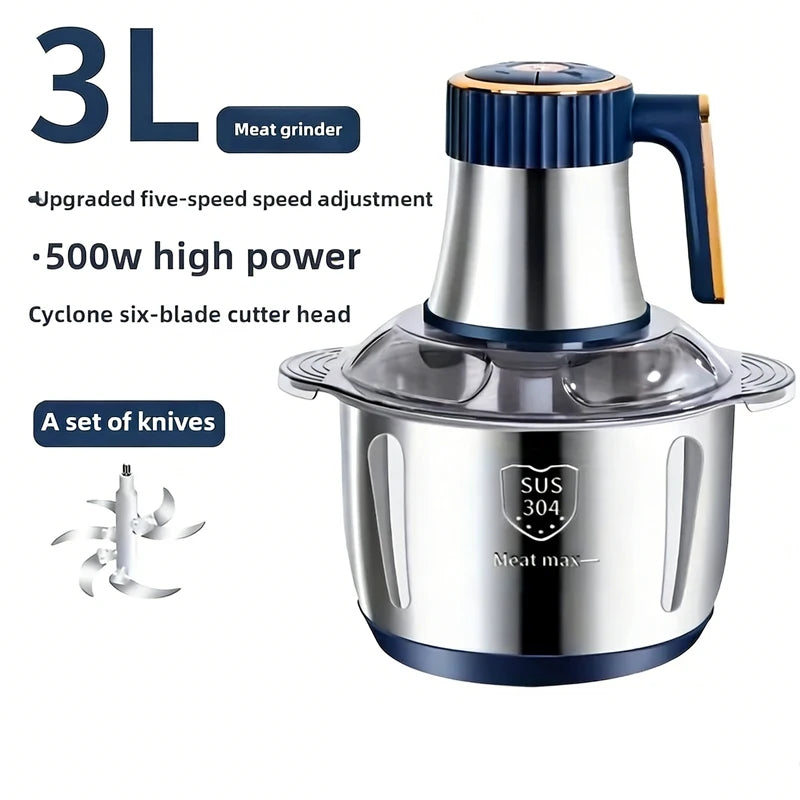 Pro Electric Food Processor & Meat Grinder