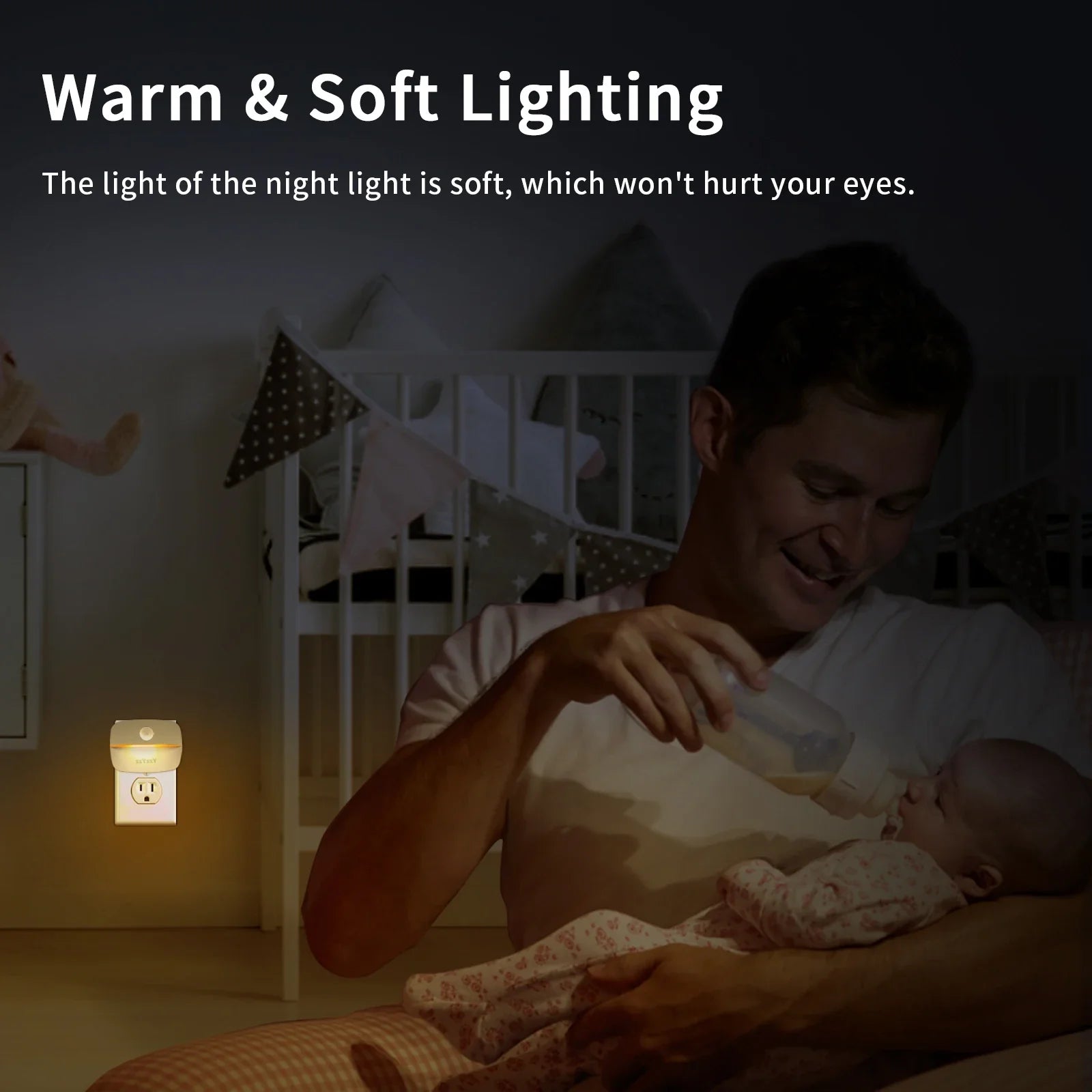 3-Color Motion Sensor Night Light