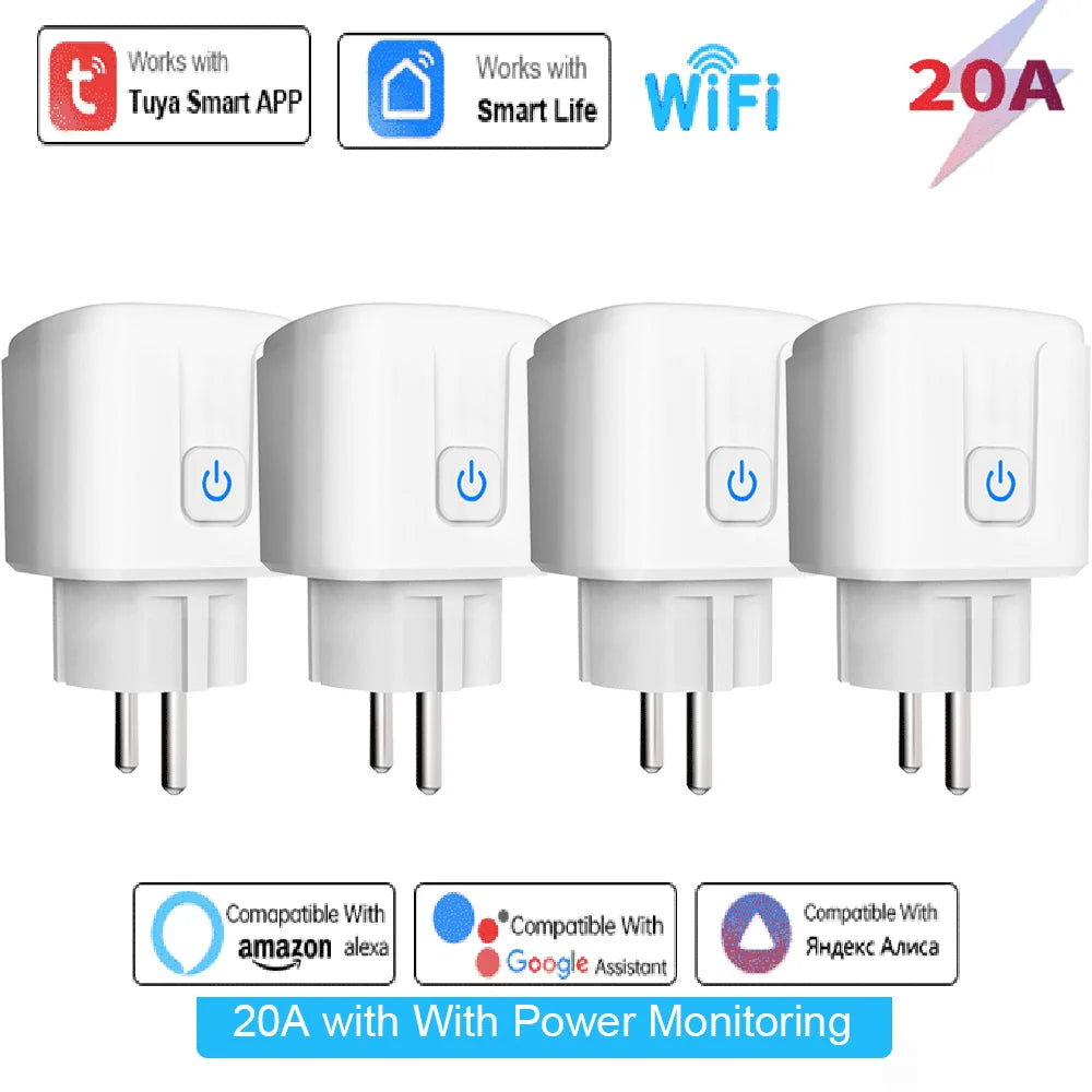 Tuya WiFi Smart Plug with Power Monitor