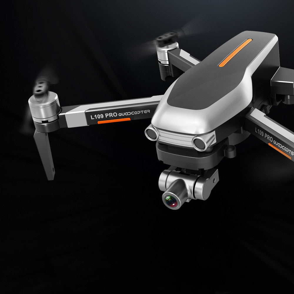 Drone with GPS enabled, demonstrating smart follow and return features.