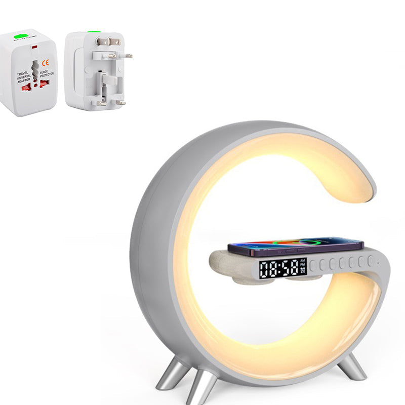 Smart Lamp provides ambient bedside and colorful lighting options.