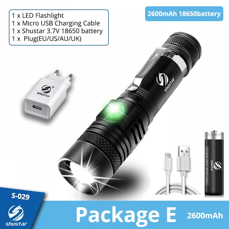 Ultra Flashlight Torch Zoomable