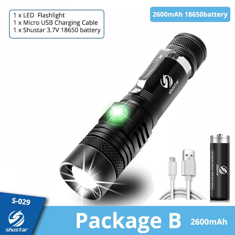 Ultra Flashlight Torch Zoomable