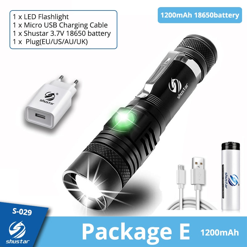 Ultra Flashlight Torch Zoomable