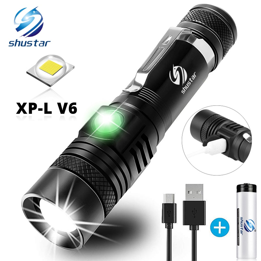 Ultra Flashlight Torch Zoomable