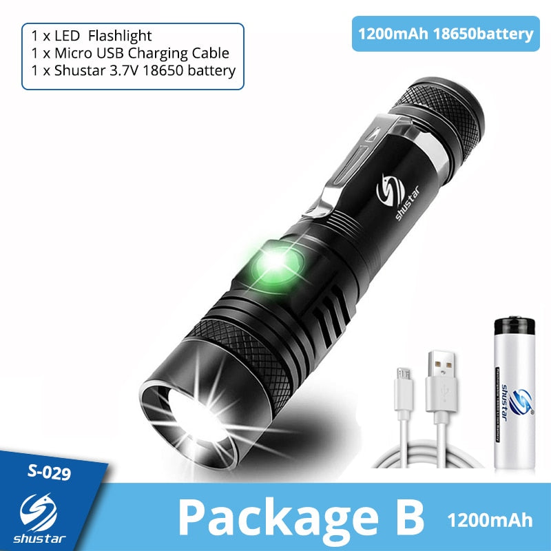 Ultra Flashlight Torch Zoomable