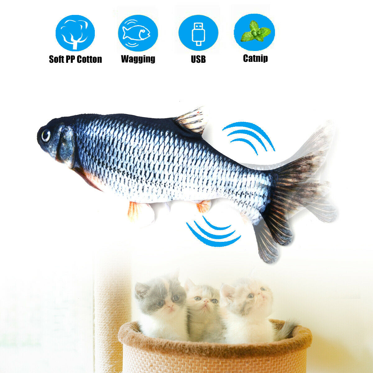 Pet Soft Electronic Fish